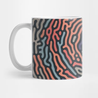 Earth, Water and Air Spiral - Turing Pattern Mug